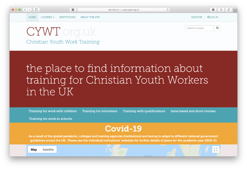 CYWT website screengrab